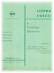 Listino prezzi anno 1948